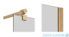 Sea Horse Easy In Gold kabina Walk In 80x200 cm przejrzyste BKP251T08Z